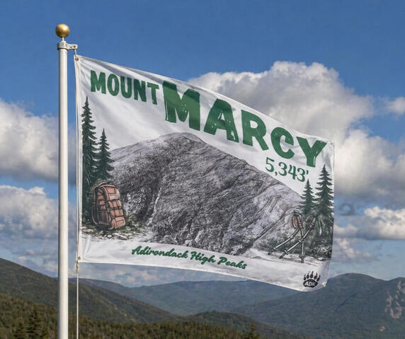 Mount Marcy Summit Flag - Only Available at The Adirondack Tool Co. Mount Marcy Summit Flag - Only Available at The Adirondack Tool Co.